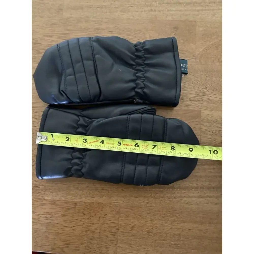 Obermeyer Women's Mittens Medium Navy Blue Ski Snowboard Winter Fleece Lined